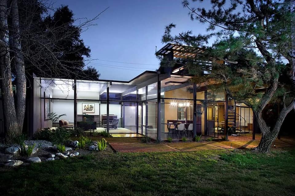 Mid-century home designed by Ken McLeod, Claremont, California, USA 1954 (1)