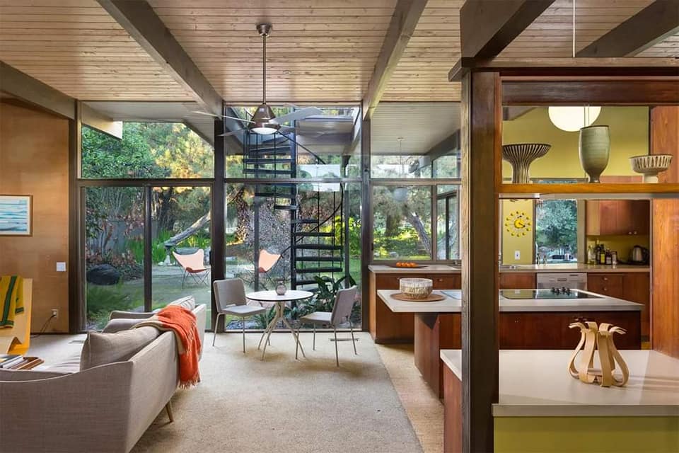 Mid-century home designed by Ken McLeod, Claremont, California, USA 1954 (2)