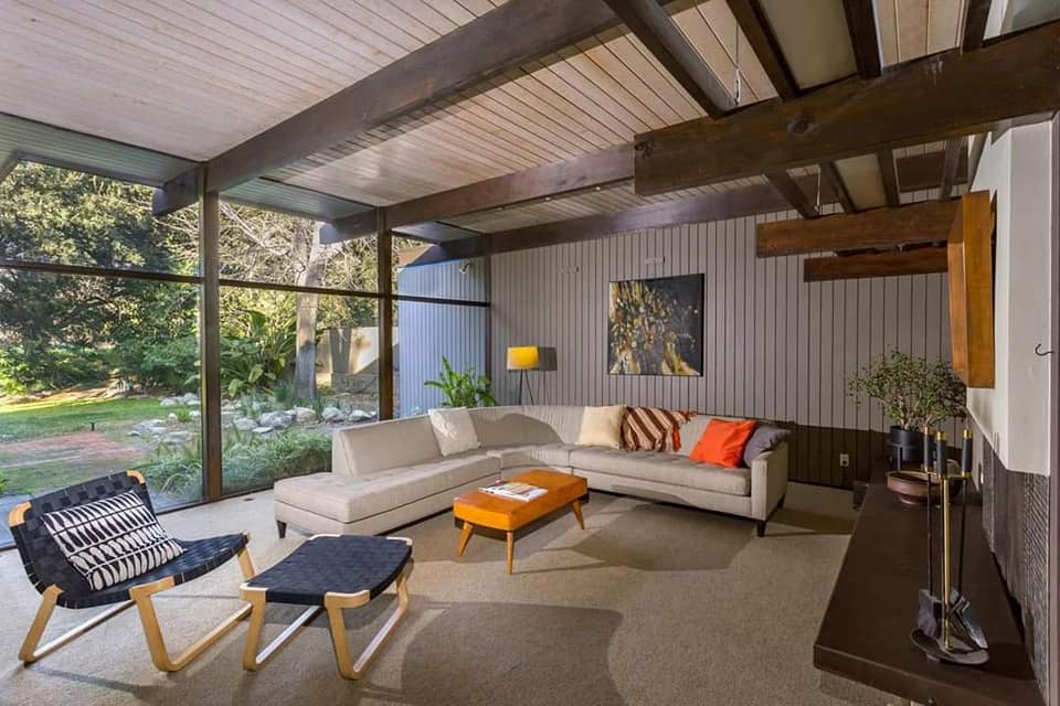 Mid-century home designed by Ken McLeod, Claremont, California, USA 1954 (6)
