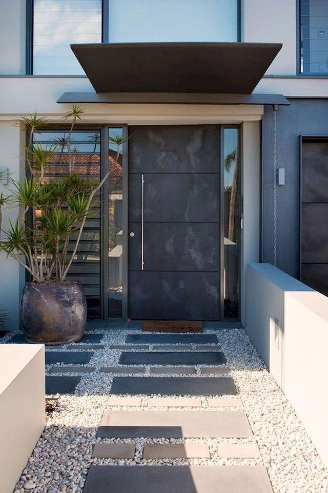 grey front door ideas (4)